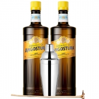 Amaro Di Angostura with Cocktail Mixer and Swizzle Stick