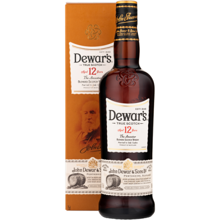 DEWAR'S 12 Year Old Blended Scotch Whisky *75cl