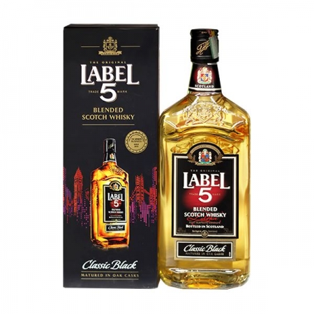 Label 5 Scotch Whisky with Pack *70CL
