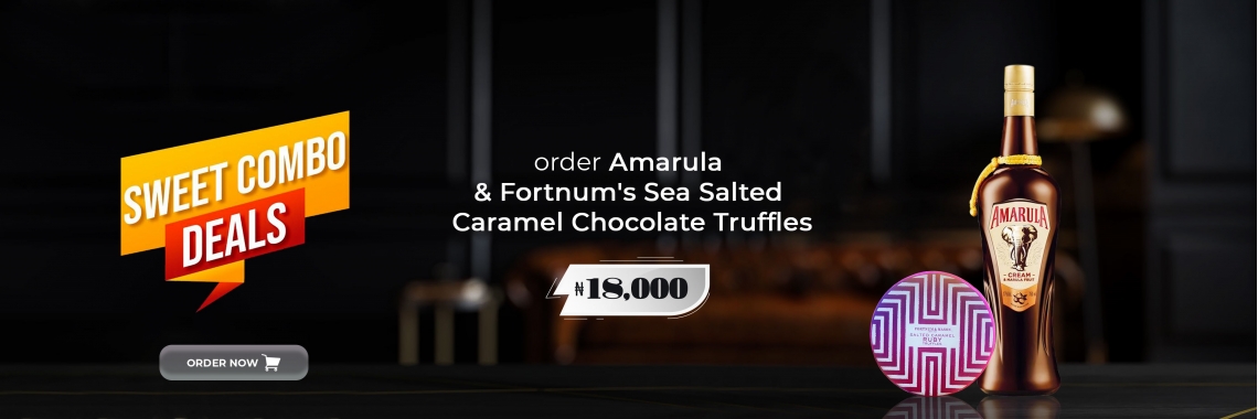 Amarula with Fortnum's Sea Salted Caramel Truffle Drum